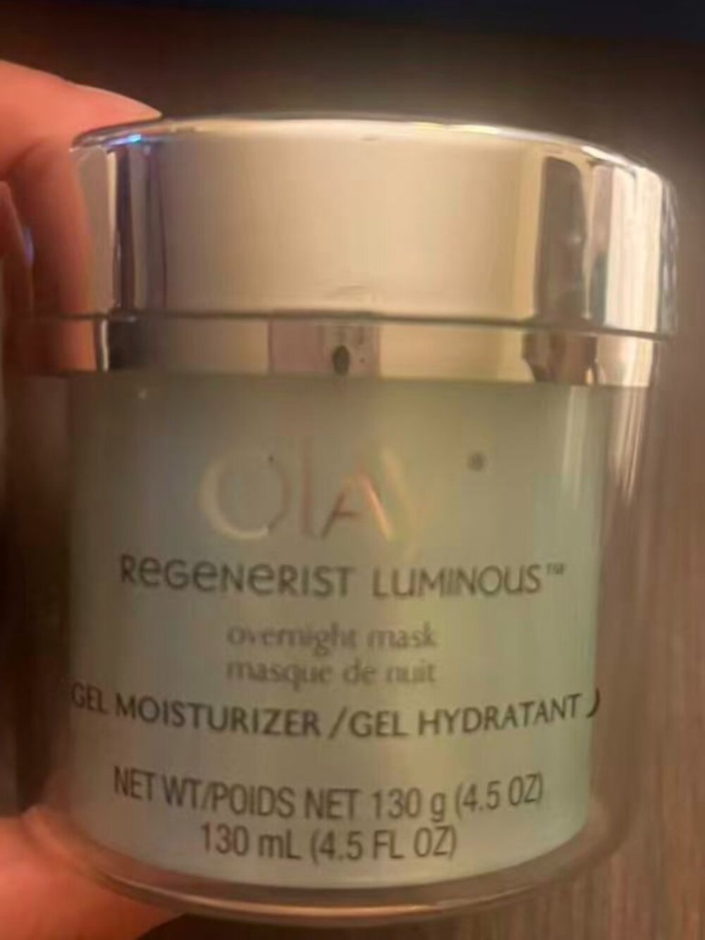 Olay Regenerist Luminous Gel Moisturizer Overnight Mask Sealed 4.5oz New & Seal